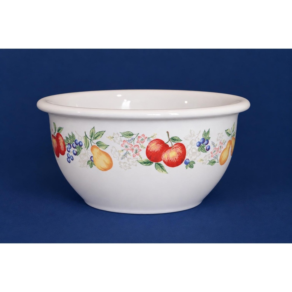 Corelle Coordinates in the Chutney Fruits Pattern- 3 Quart Stoneware Mixing Bowl